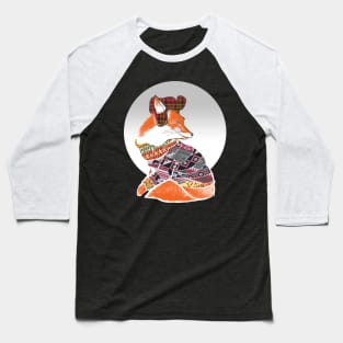 Winter Fox Baseball T-Shirt